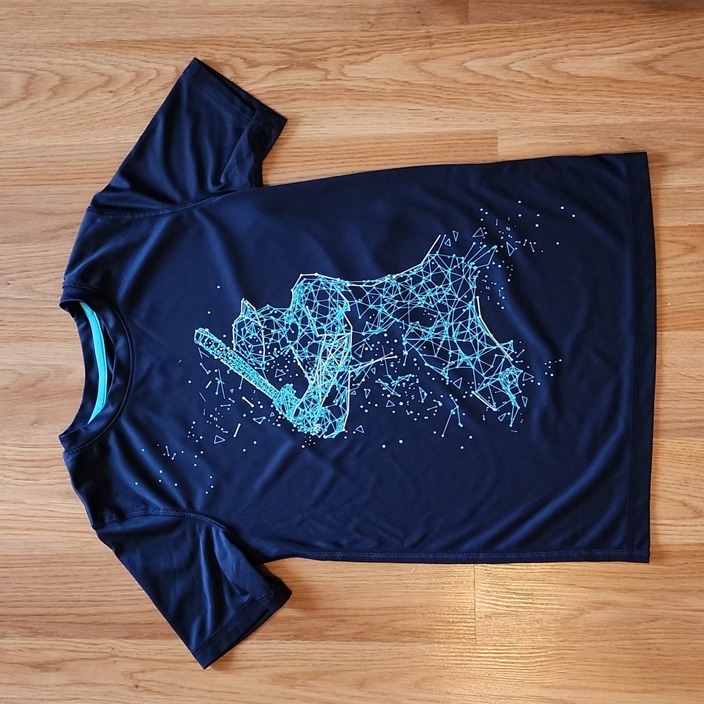 Boys T-Shirt with Baseball Player design
